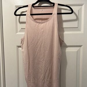 Barena Light Pink Textured Tank Top